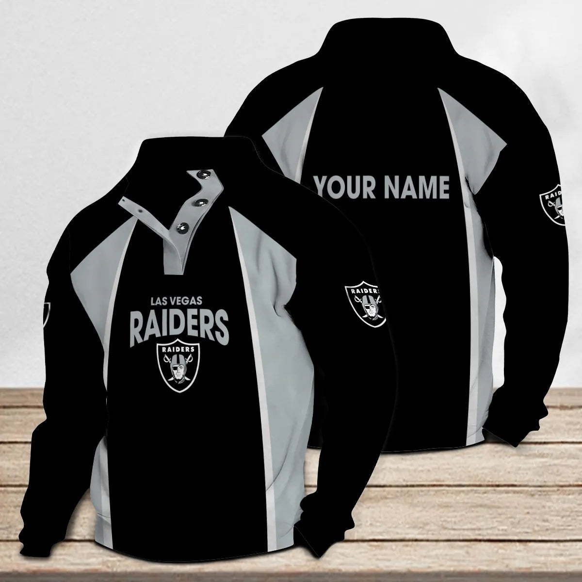 Las Vegas Raiders Casual Colorful Stand Collar Sweatshirt Limited Edition AZTNSCSW000058