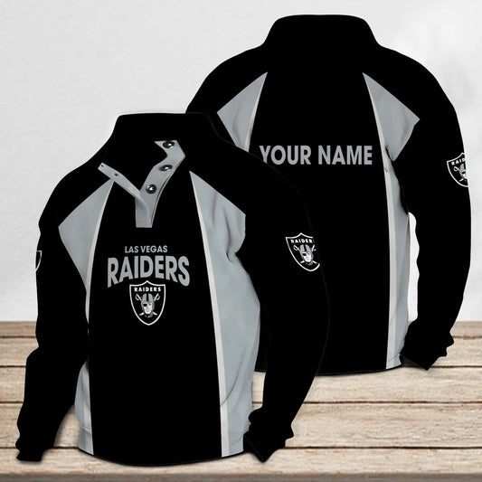 Las Vegas Raiders Casual Colorful Stand Collar Sweatshirt Limited Edition AZTNSCSW000058