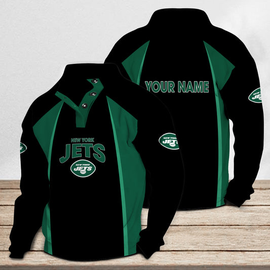 New York Jets Casual Colorful Stand Collar Sweatshirt Limited Edition AZTNSCSW000062