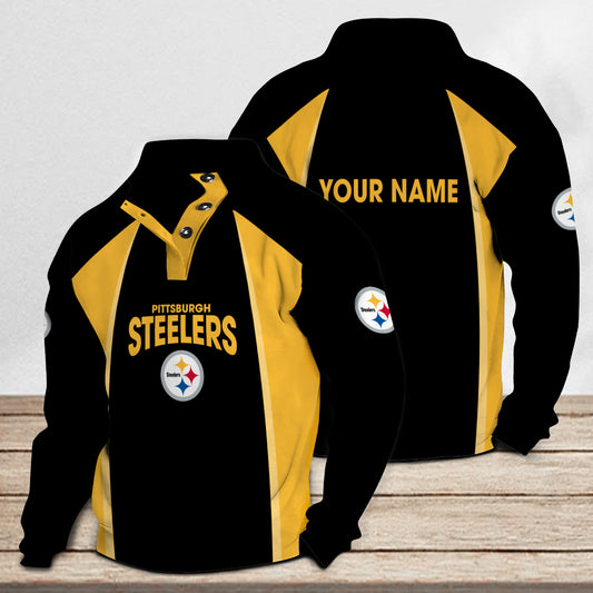 Pittsburgh Steelers Casual Colorful Stand Collar Sweatshirt Limited Edition AZTNSCSW000063