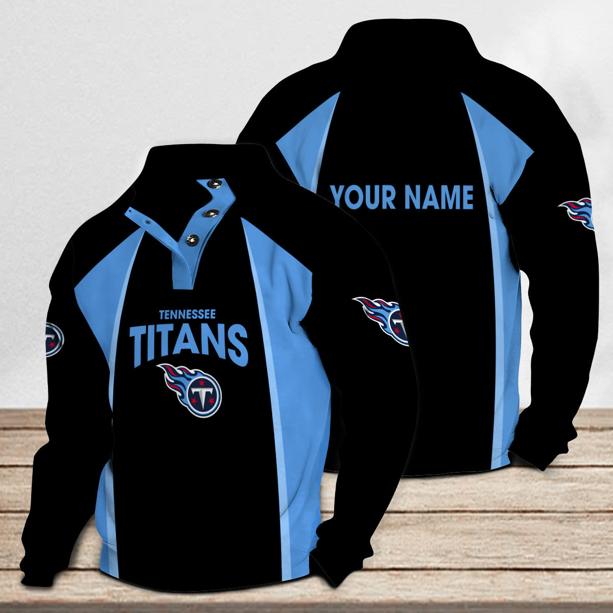 Tennessee Titans Casual Colorful Stand Collar Sweatshirt Limited Edition AZTNSCSW000064