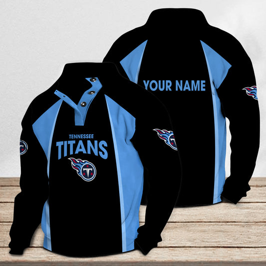 Tennessee Titans Casual Colorful Stand Collar Sweatshirt Limited Edition AZTNSCSW000064