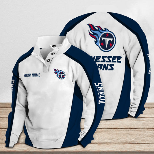 Tennessee Titans Casual Colorful Stand Collar Sweatshirt Premium Edition AZTNSCSW000128