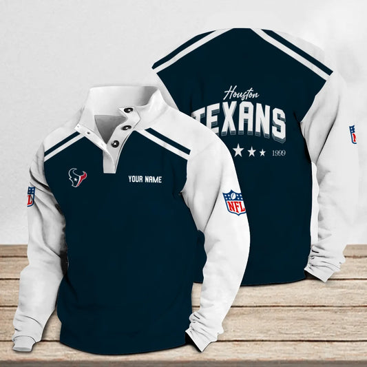 Houston Texans Casual Stand Collar Sweatshirt Premium New Edition AZTNSCSW000310