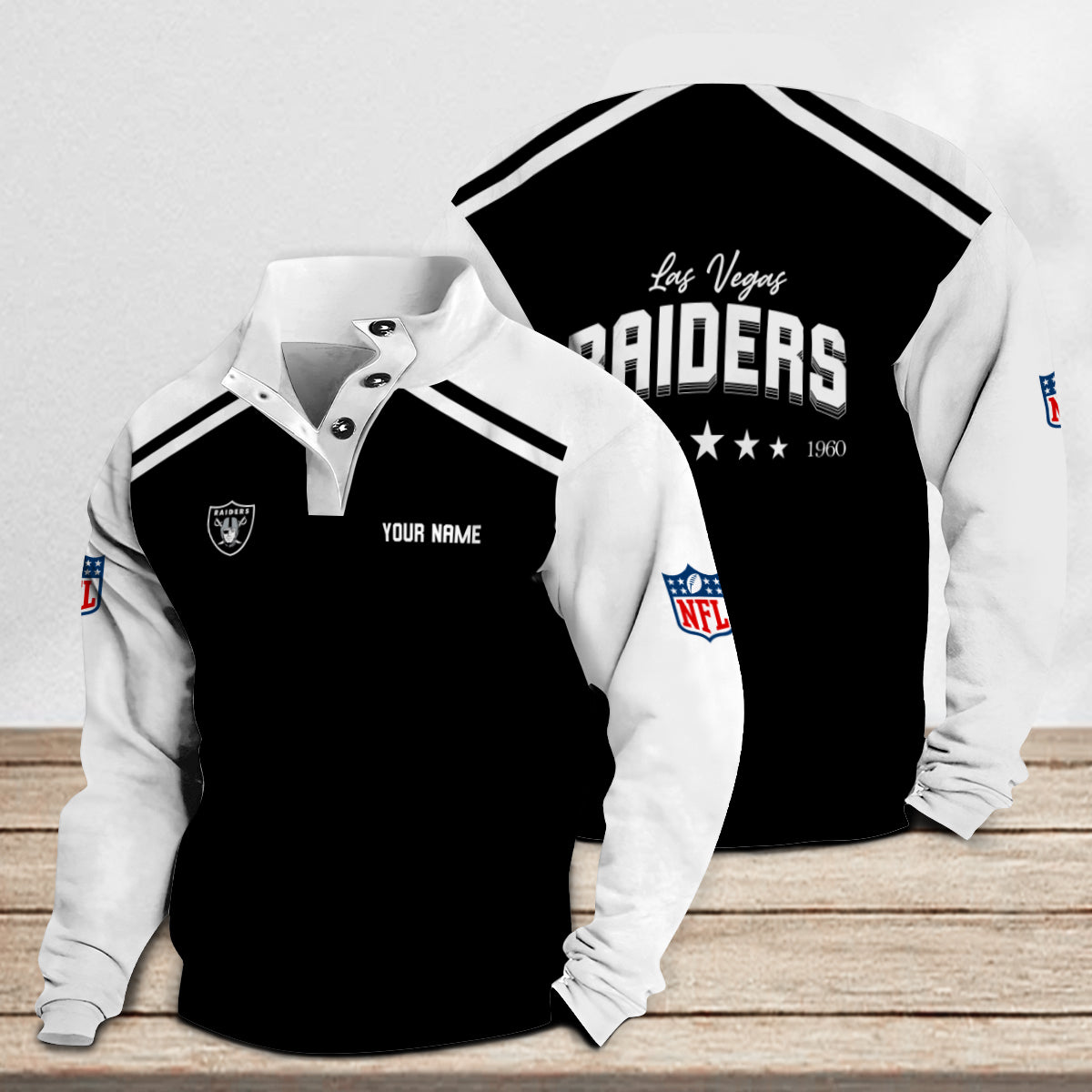 Las Vegas Raiders Casual Stand Collar Sweatshirt Premium New Edition AZTNSCSW000314