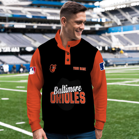 Baltimore Orioles New Collection Casual Stand Collar Sweatshirt MLB AZTNSCSW000413
