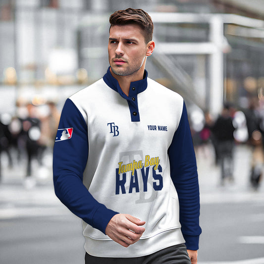 Tampa Bay Rays New Collection Casual Stand Collar Sweatshirt MLB AZTNSCSW000437