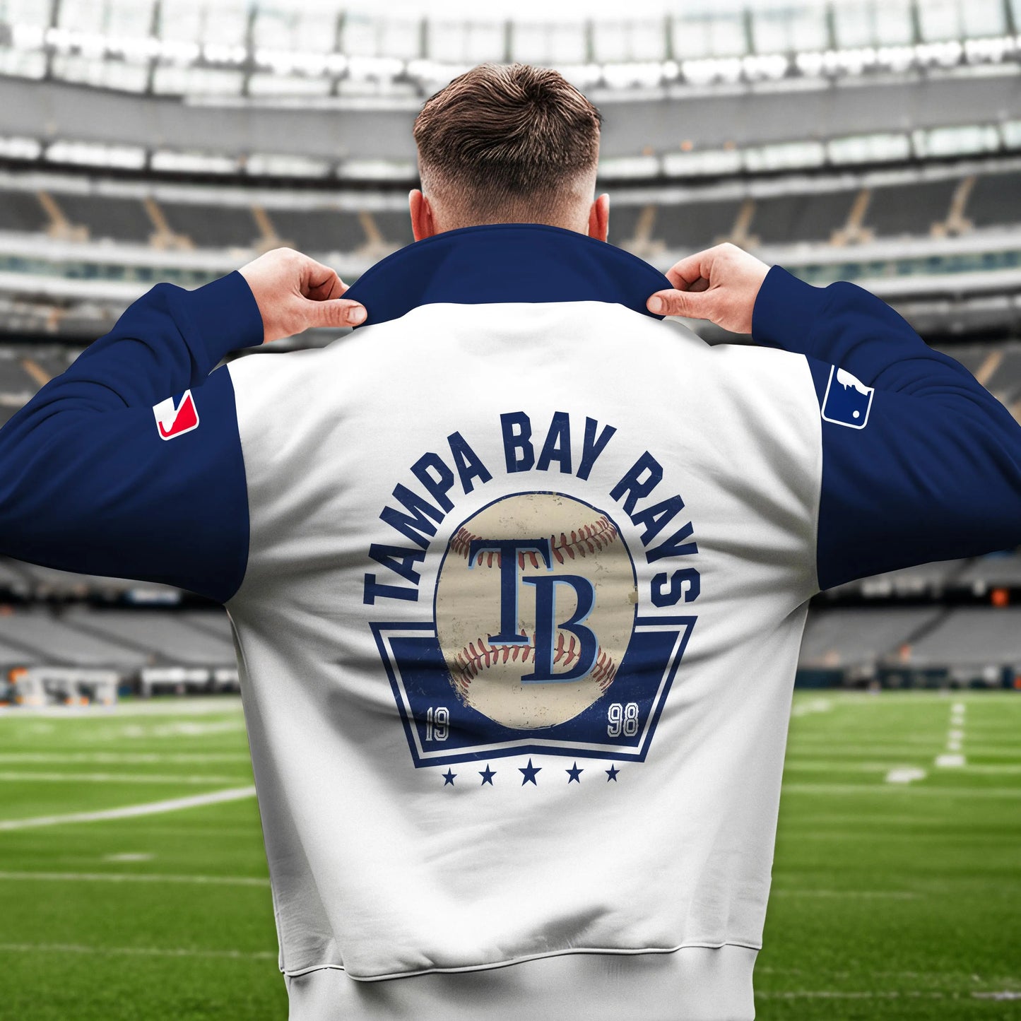 Tampa Bay Rays New Collection Casual Stand Collar Sweatshirt MLB AZTNSCSW000437