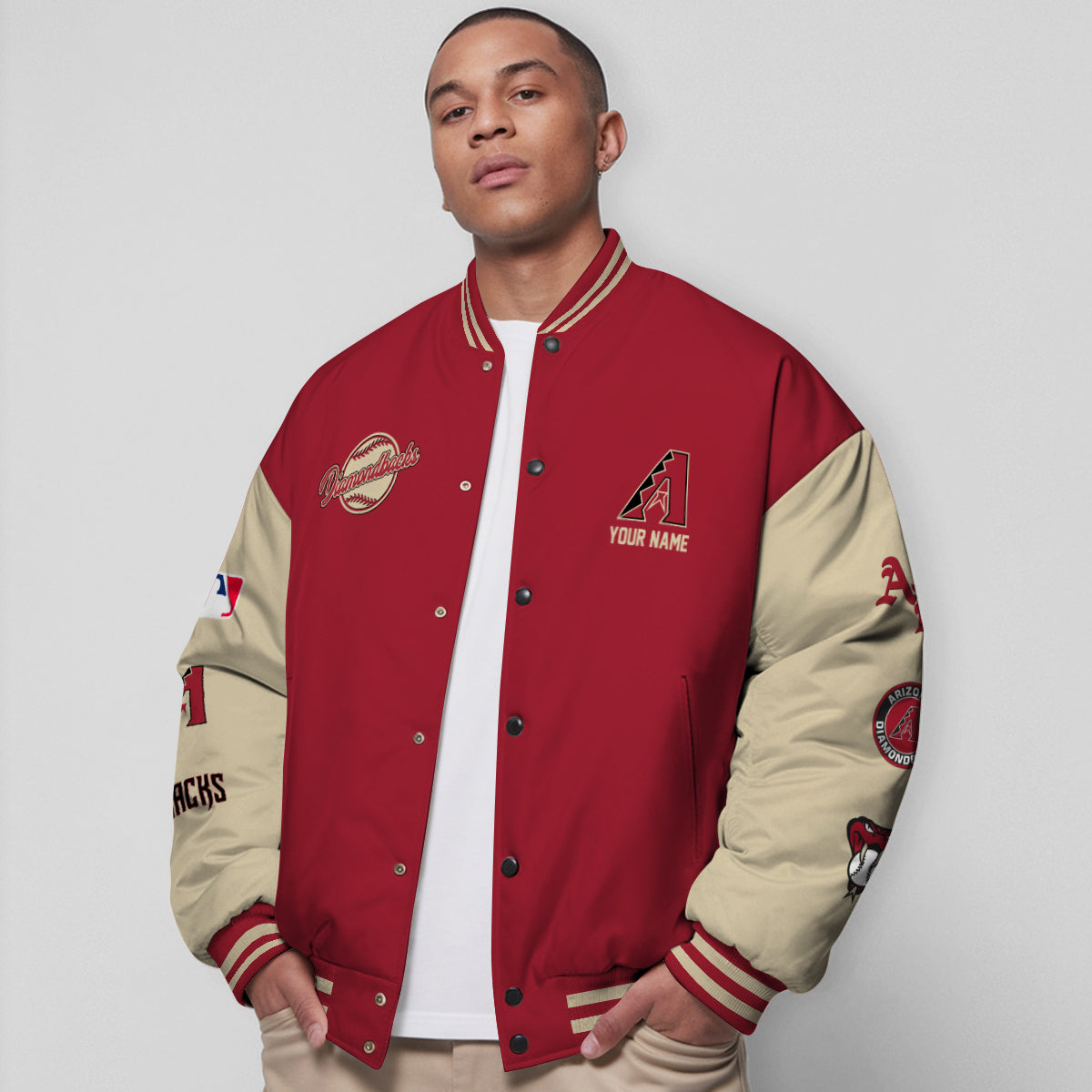 Arizona Diamondbacks Premium New Varsity Jacket MLB AZTNVJK0000316