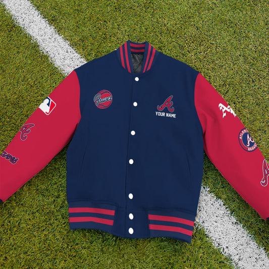 Atlanta Braves Premium New Varsity Jacket MLB AZTNVJK0000317