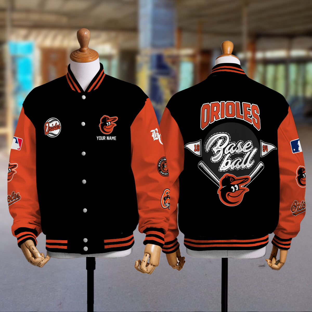 Baltimore Orioles Premium New Varsity Jacket MLB AZTNVJK0000318