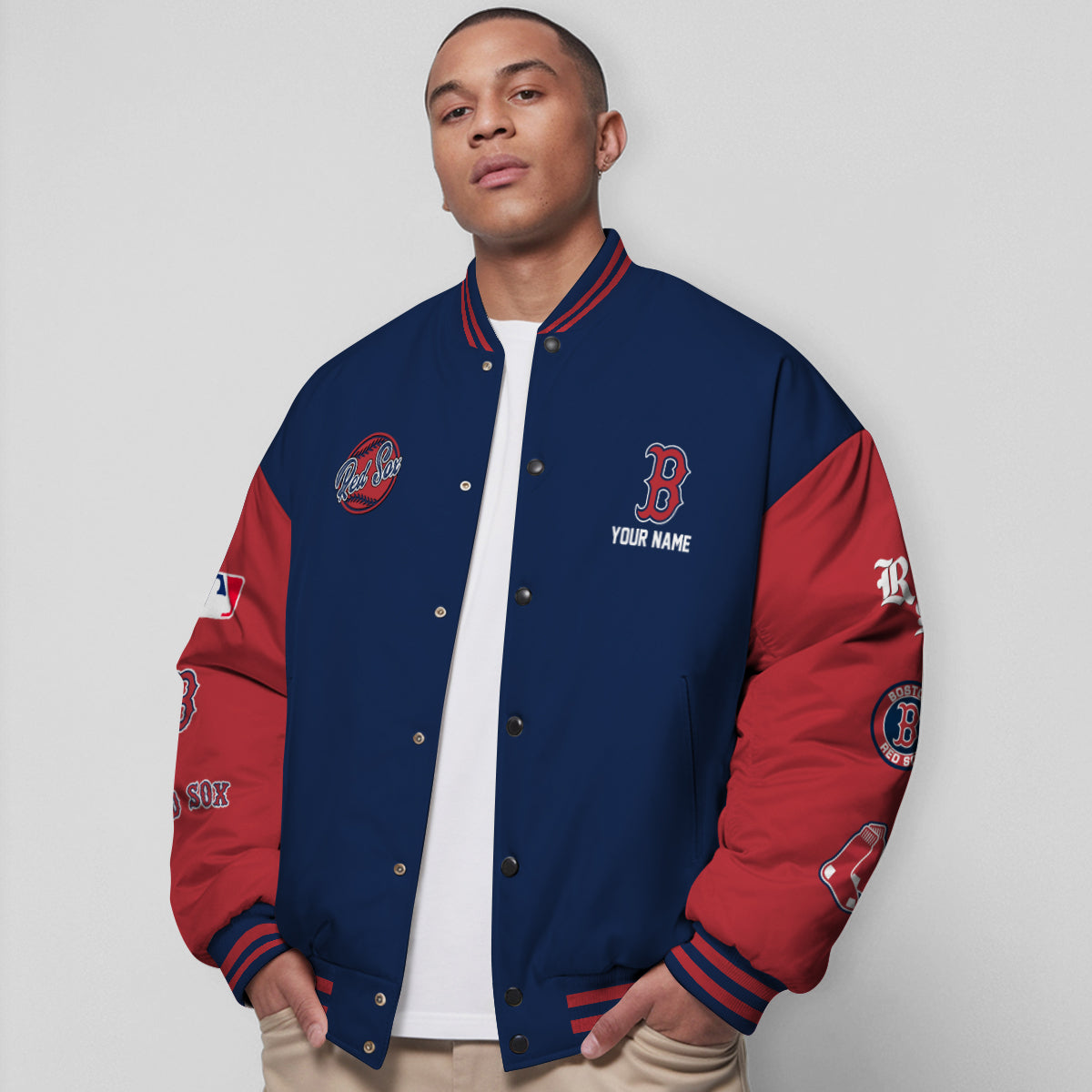 Boston Red Sox Premium New Varsity Jacket MLB AZTNVJK0000319