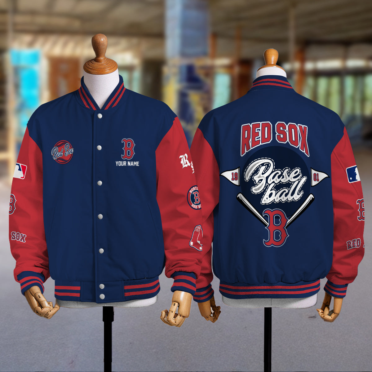 Boston Red Sox Premium New Varsity Jacket MLB AZTNVJK0000319