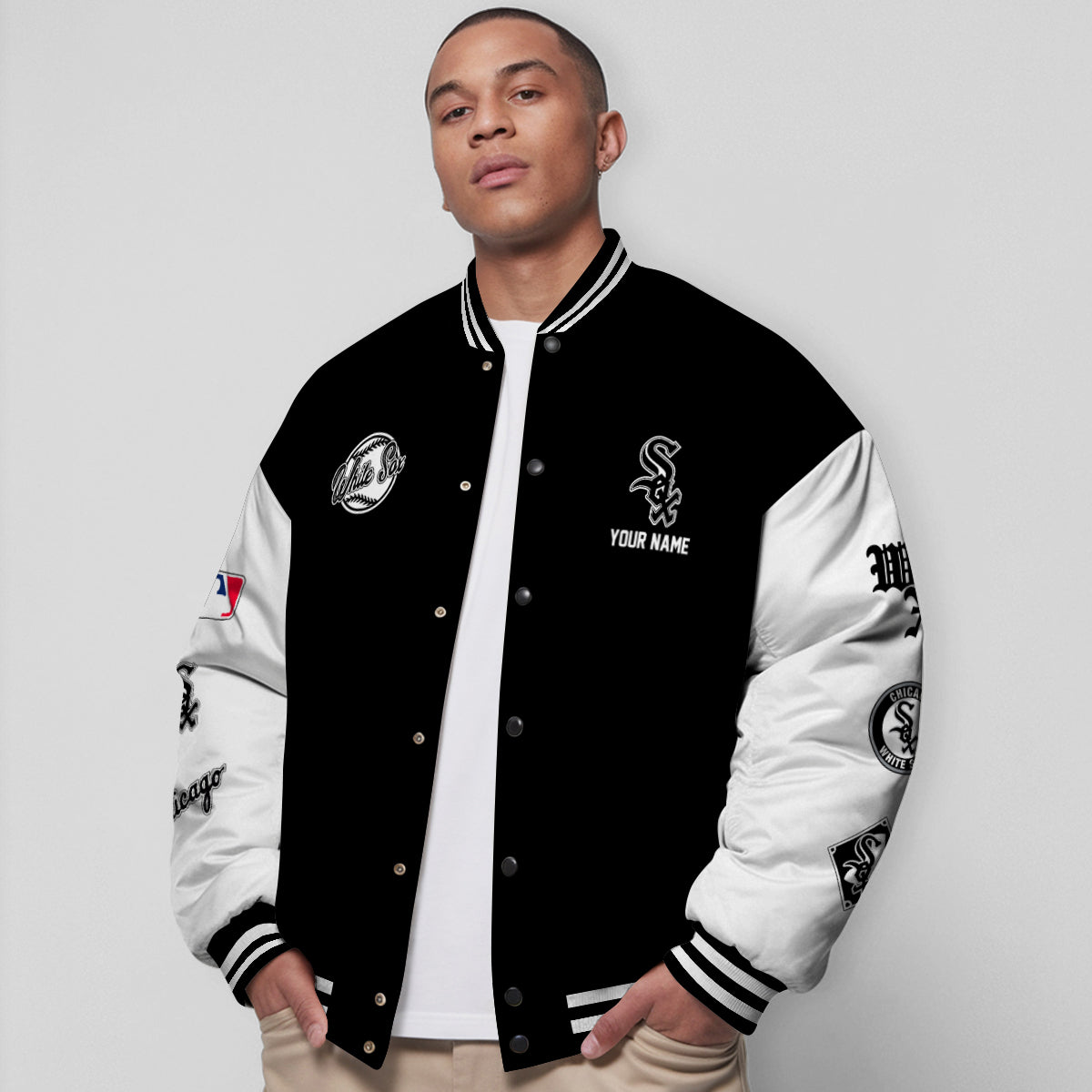 Chicago White Sox Premium New Varsity Jacket MLB AZTNVJK0000321
