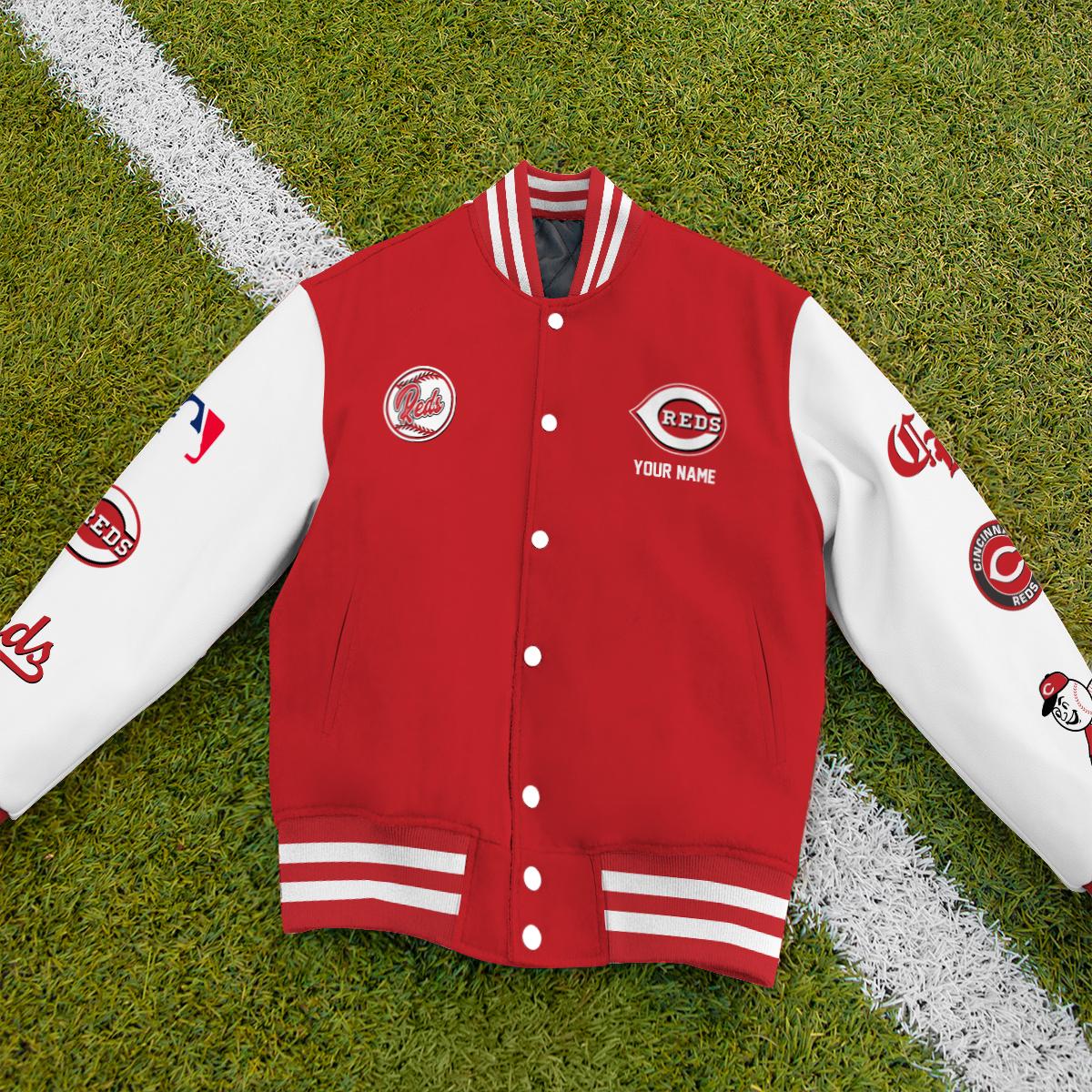 Cincinnati Reds Premium New Varsity Jacket MLB AZTNVJK0000322
