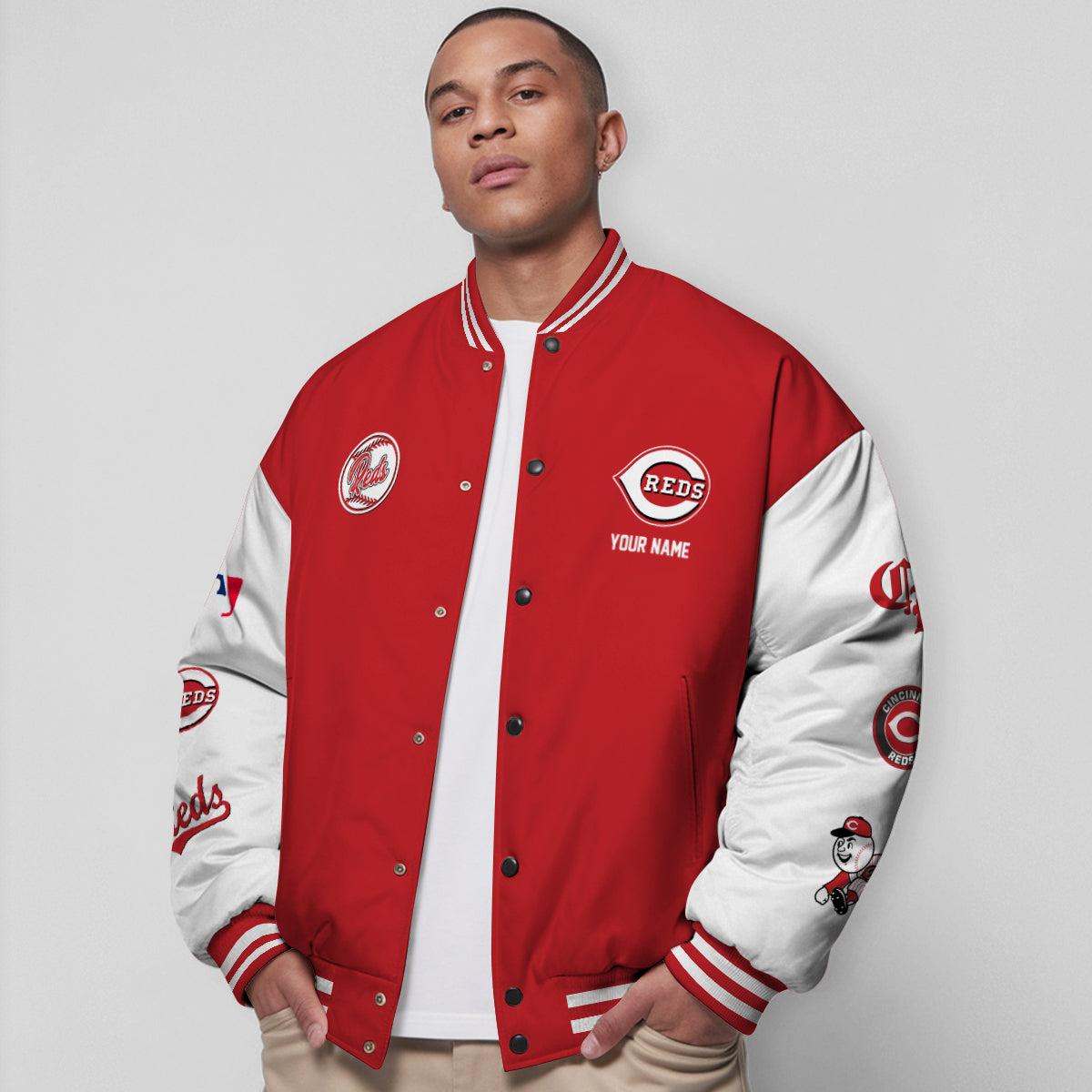 Cincinnati Reds Premium New Varsity Jacket MLB AZTNVJK0000322
