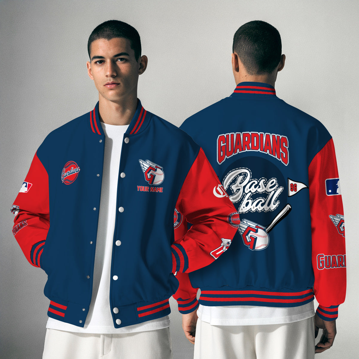 Cleveland Guardians Premium New Varsity Jacket MLB AZTNVJK0000323