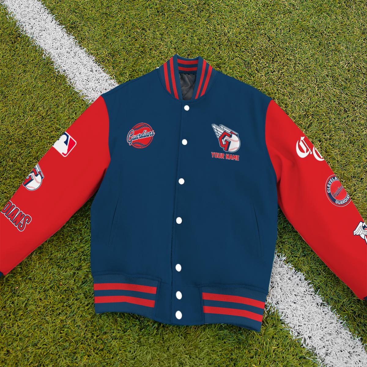 Cleveland Guardians Premium New Varsity Jacket MLB AZTNVJK0000323