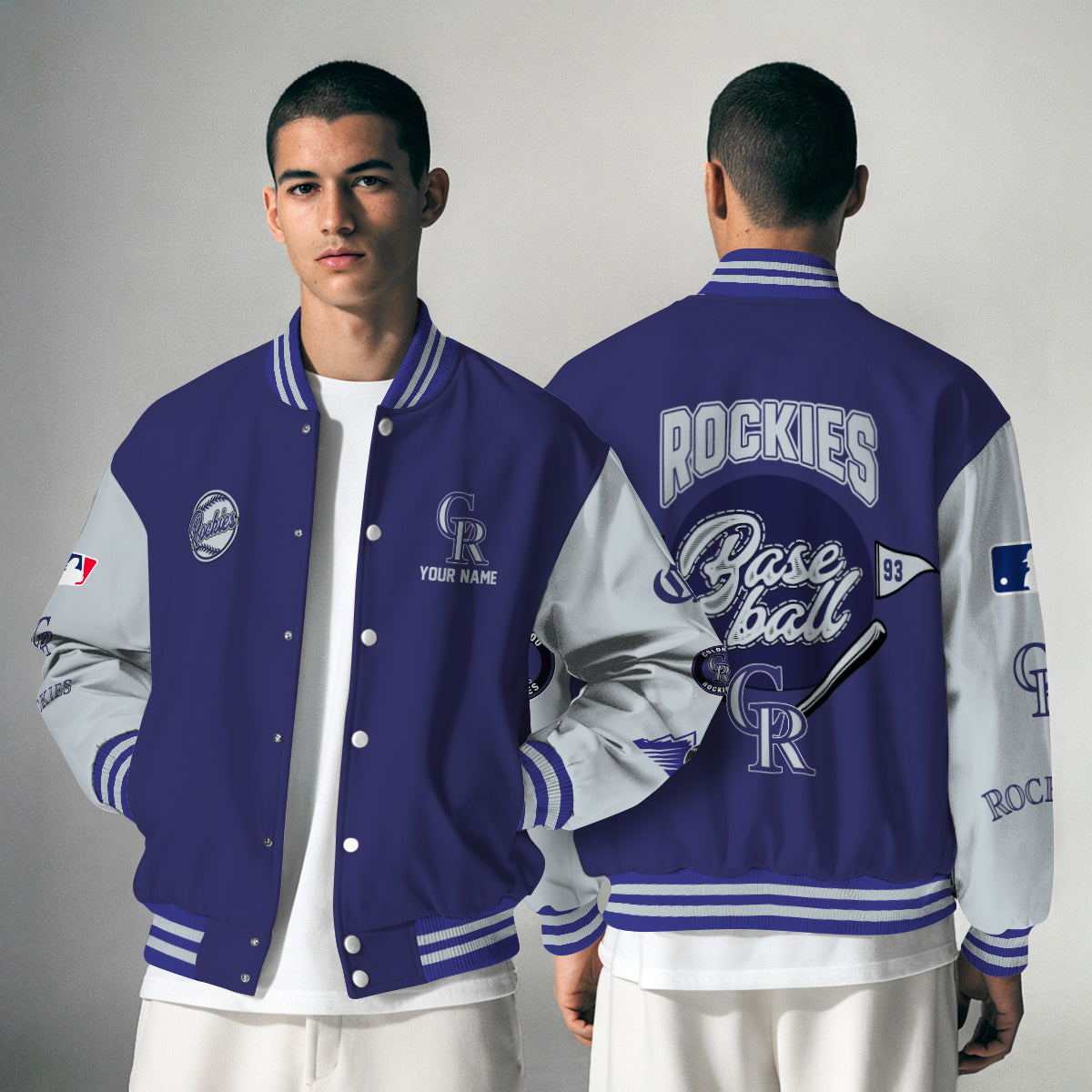 Colorado Rockies Premium New Varsity Jacket MLB AZTNVJK0000324