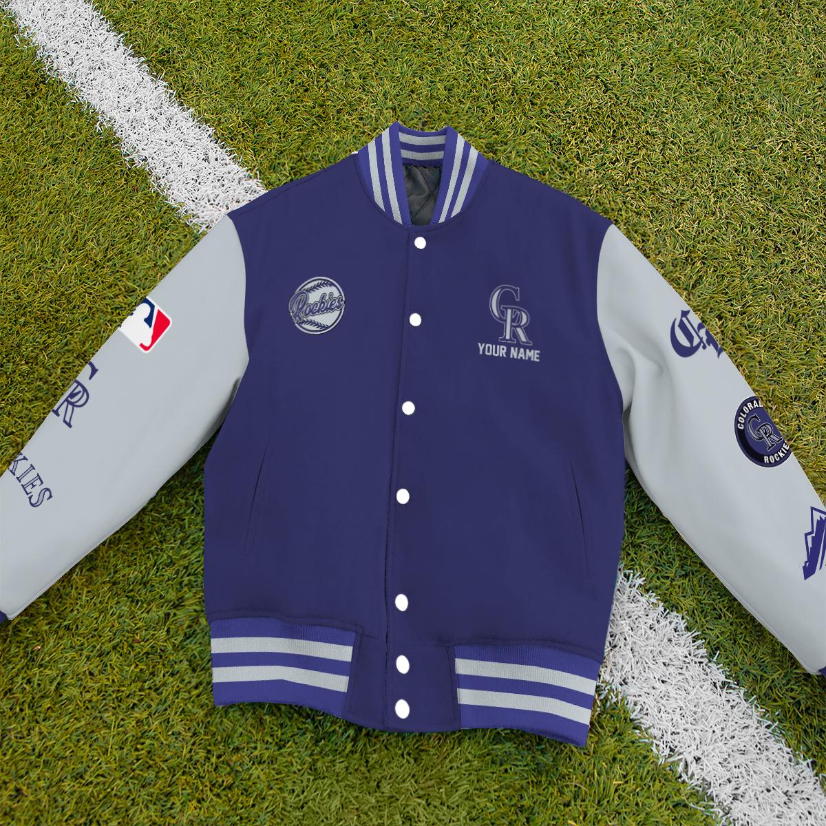 Colorado Rockies Premium New Varsity Jacket MLB AZTNVJK0000324