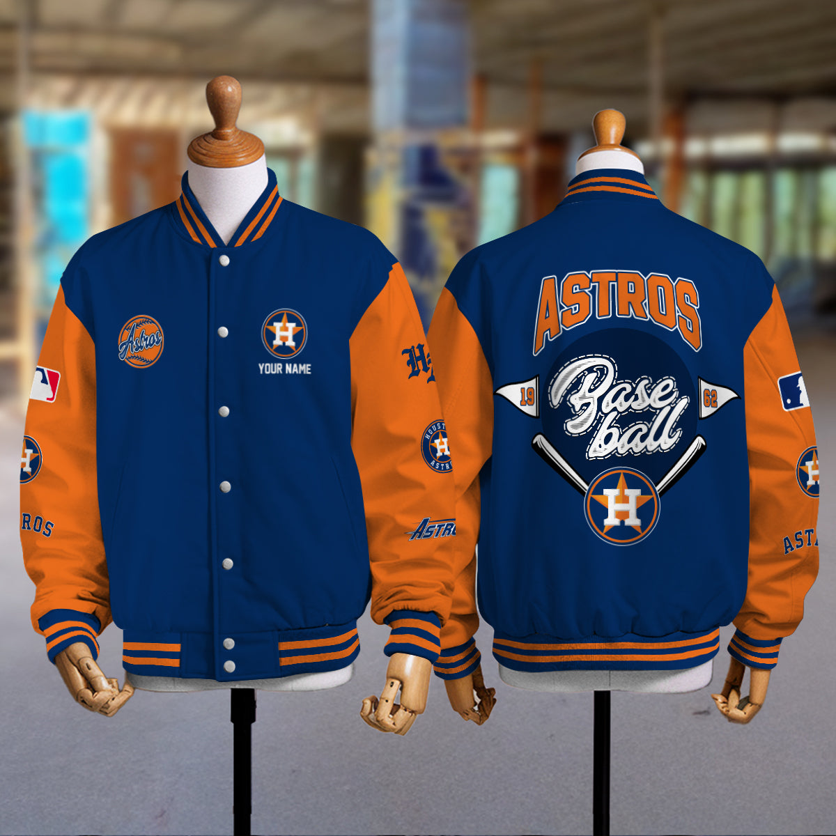 Houston Astros Premium New Varsity Jacket MLB AZTNVJK0000326