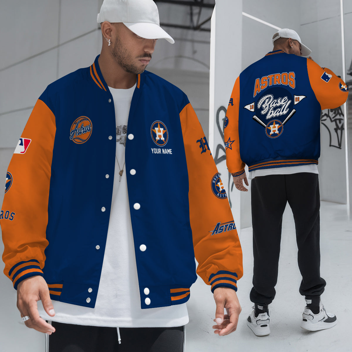 Houston Astros Premium New Varsity Jacket MLB AZTNVJK0000326