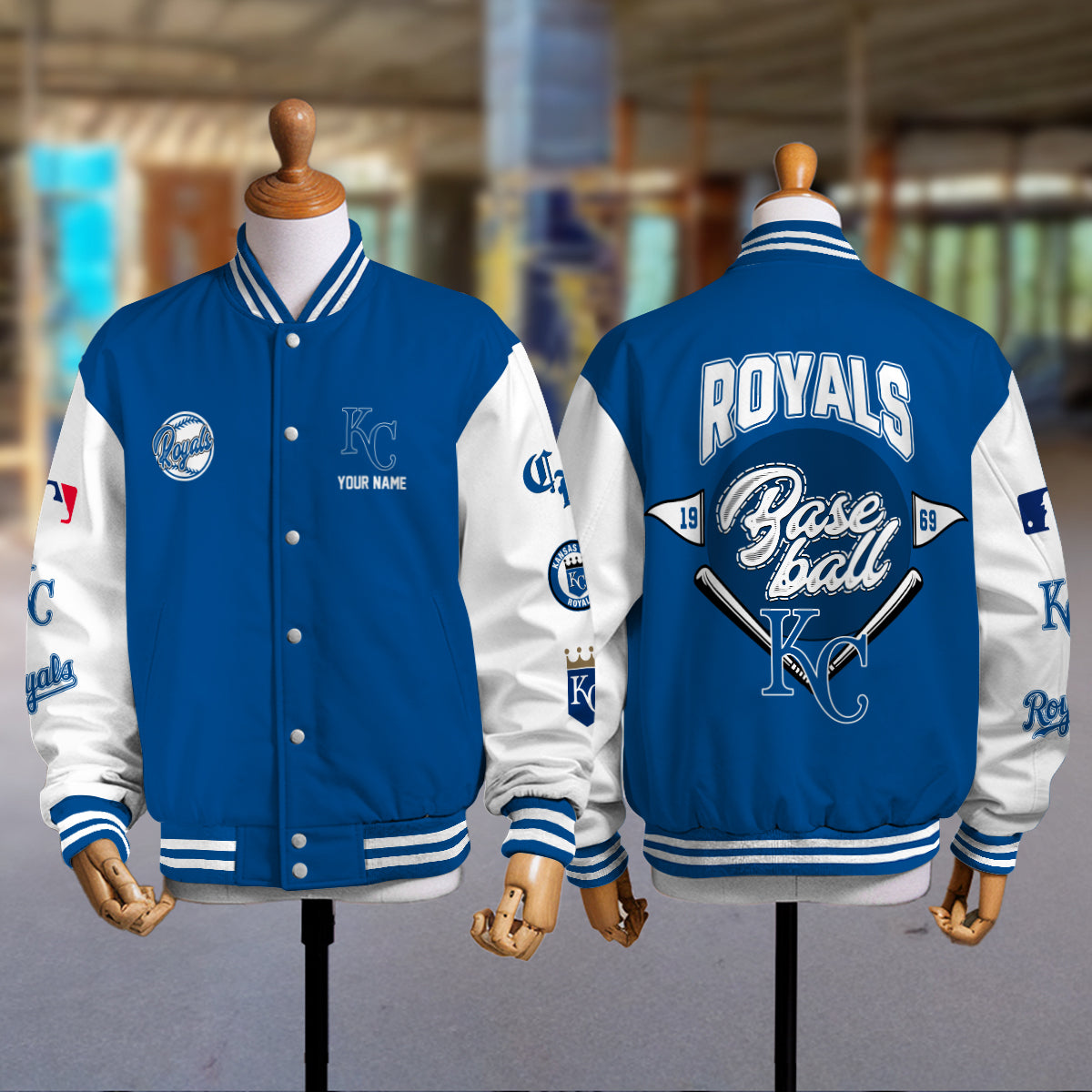 Kansas City Royals Premium New Varsity Jacket MLB AZTNVJK0000327