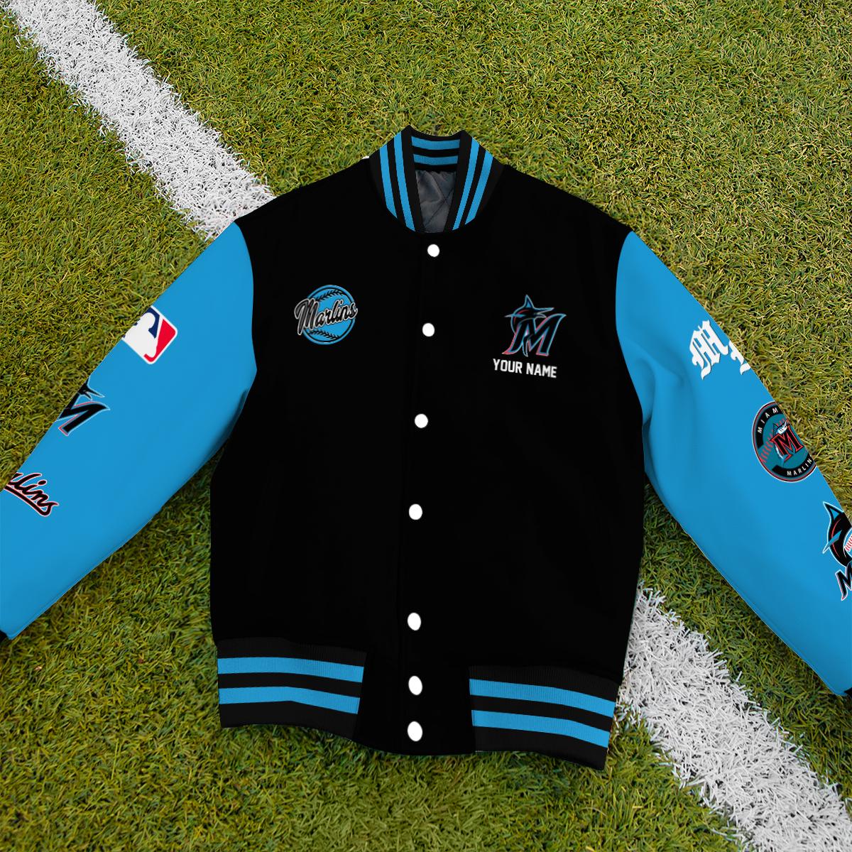 Miami Marlins Premium New Varsity Jacket MLB AZTNVJK0000330