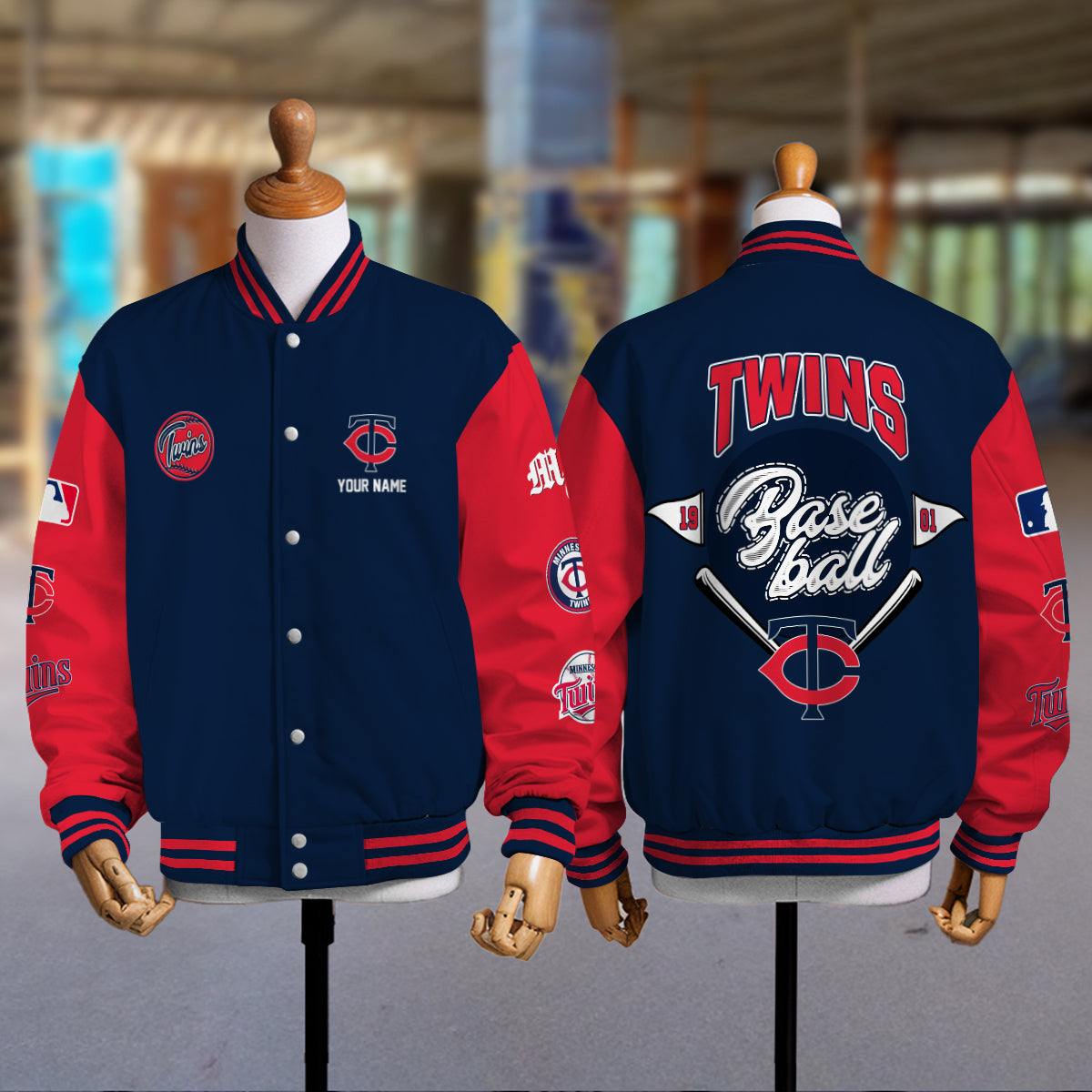 Minnesota Twins Premium New Varsity Jacket MLB AZTNVJK0000332