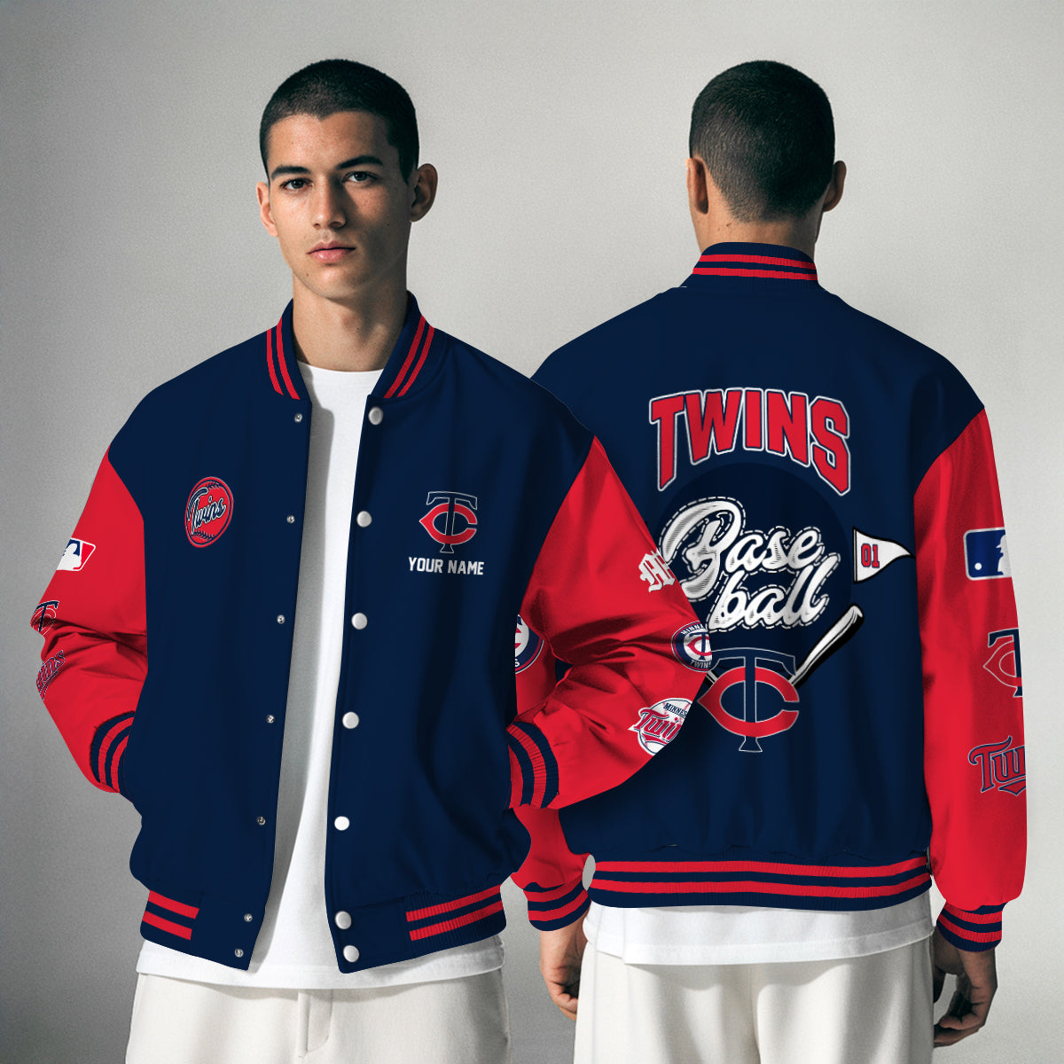 Minnesota Twins Premium New Varsity Jacket MLB AZTNVJK0000332