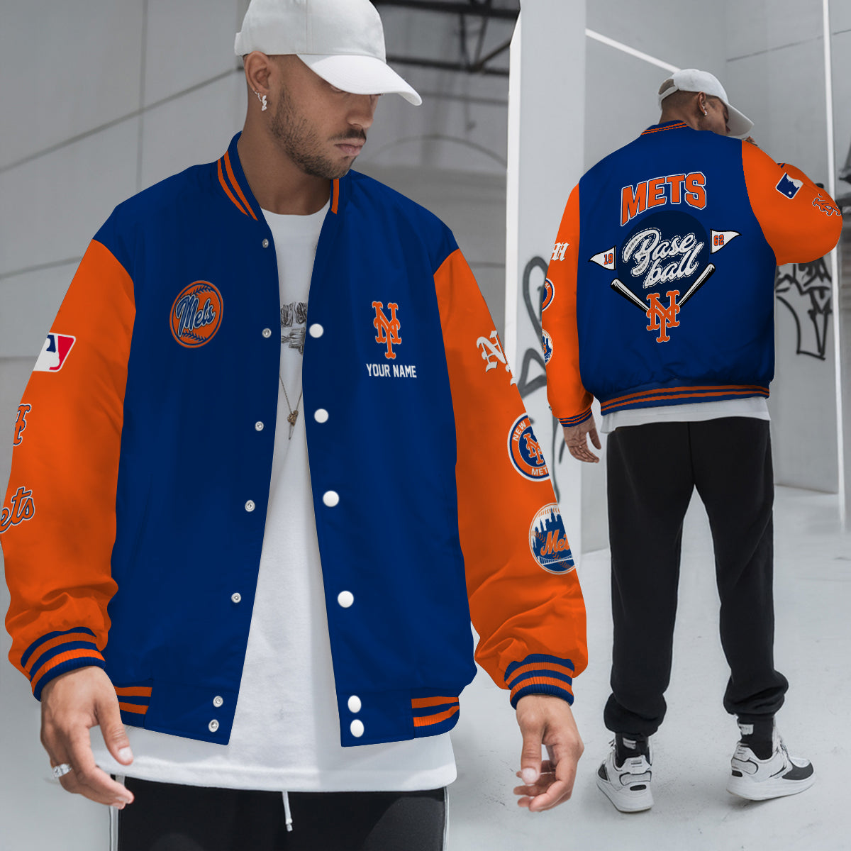 New York Mets Premium New Varsity Jacket MLB AZTNVJK0000333