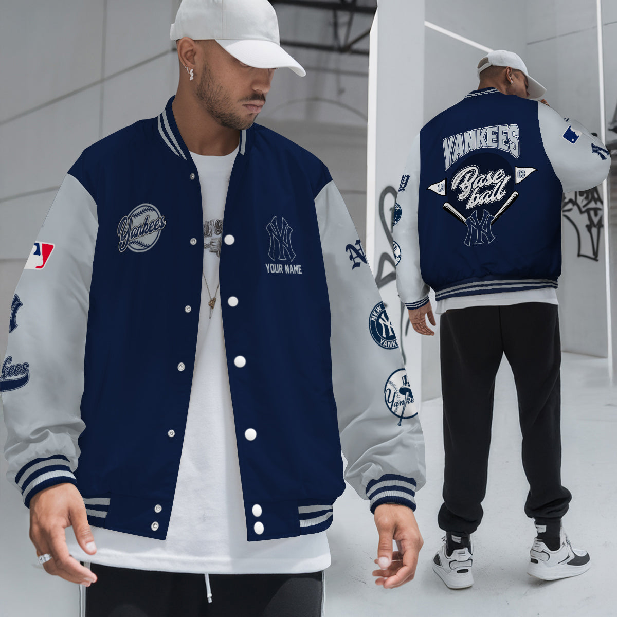 New York Yankees Premium New Varsity Jacket MLB AZTNVJK0000334