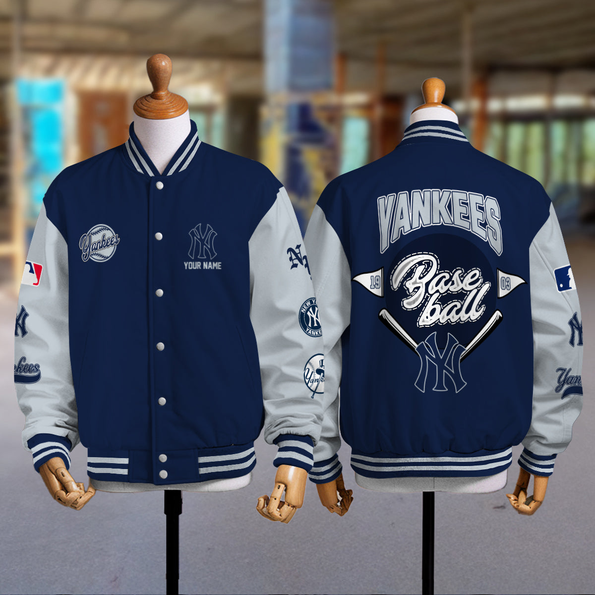 New York Yankees Premium New Varsity Jacket MLB AZTNVJK0000334