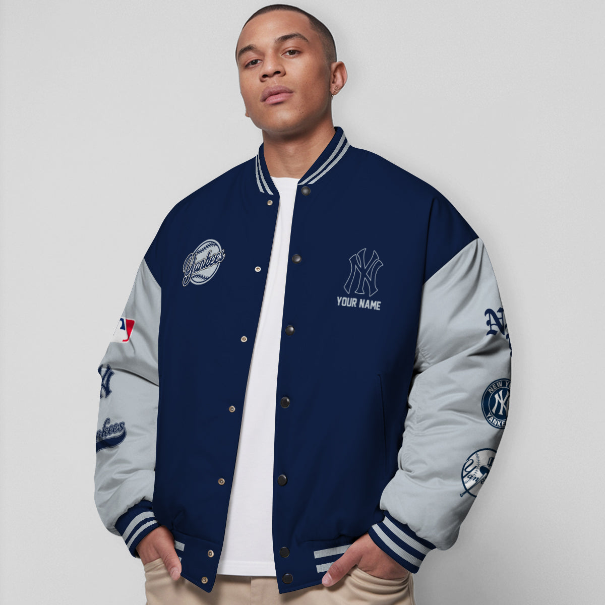 New York Yankees Premium New Varsity Jacket MLB AZTNVJK0000334