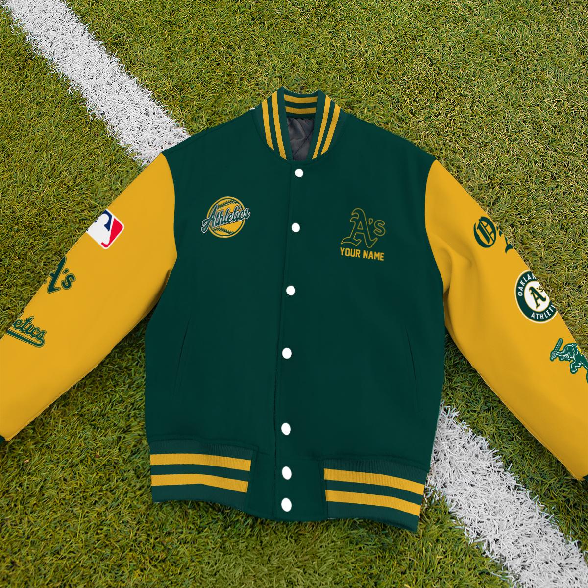Oakland Athletics Premium New Varsity Jacket MLB AZTNVJK0000335