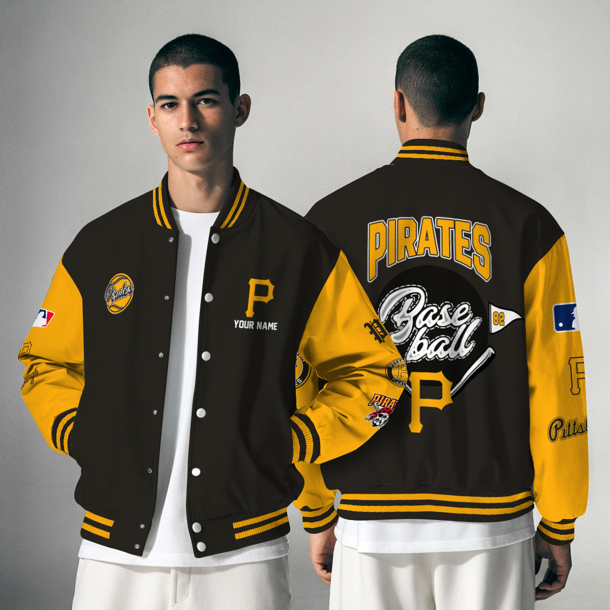 Pittsburgh Pirates Premium New Varsity Jacket MLB AZTNVJK0000337