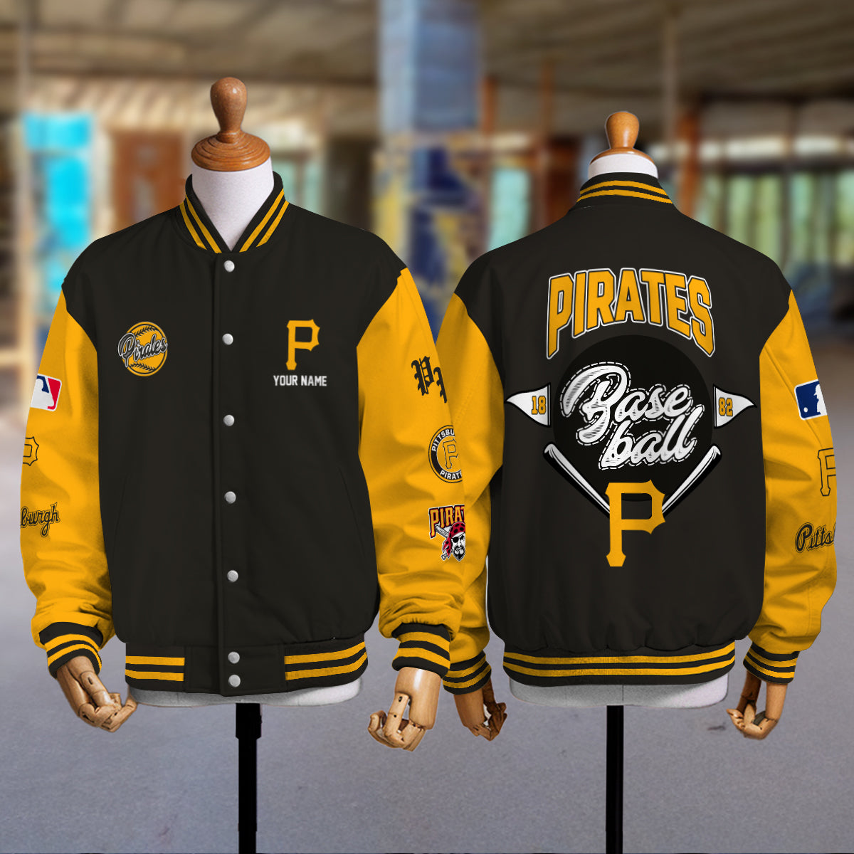 Pittsburgh Pirates Premium New Varsity Jacket MLB AZTNVJK0000337