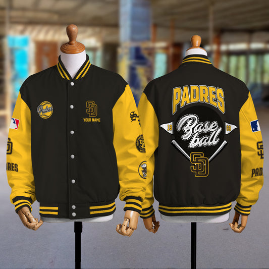 San Diego Padres Premium New Varsity Jacket MLB AZTNVJK0000338