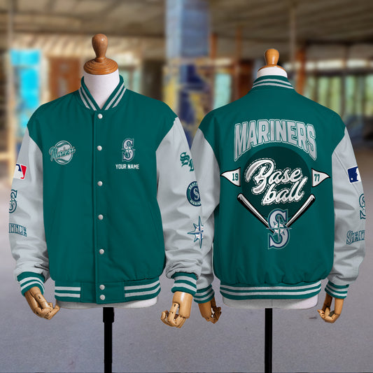 Seattle Mariners Premium New Varsity Jacket MLB AZTNVJK0000340