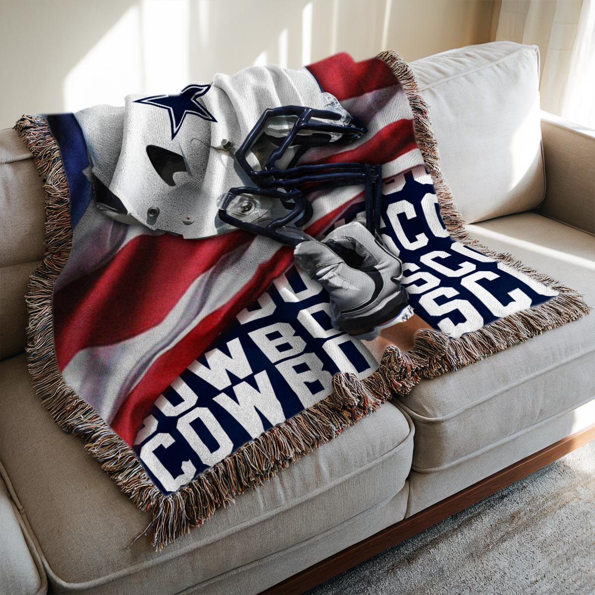 Dallas Cowboys Premium New Woven Throw Blanket AZTNWVB000101
