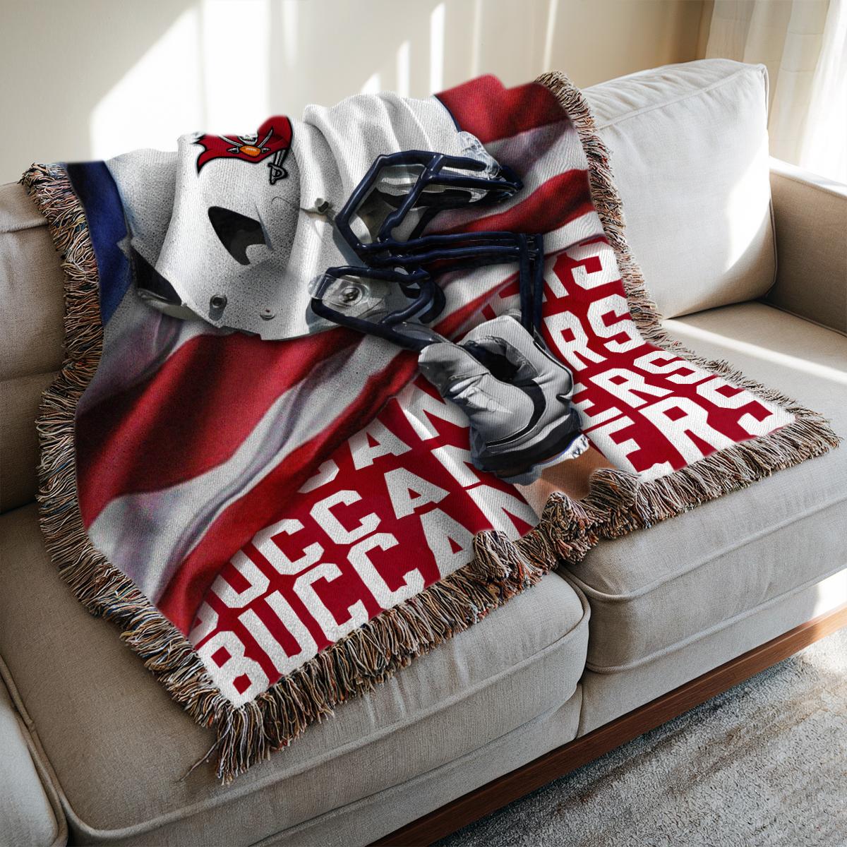 Tampa Bay Buccaneers Premium New Woven Throw Blanket AZTNWVB000111