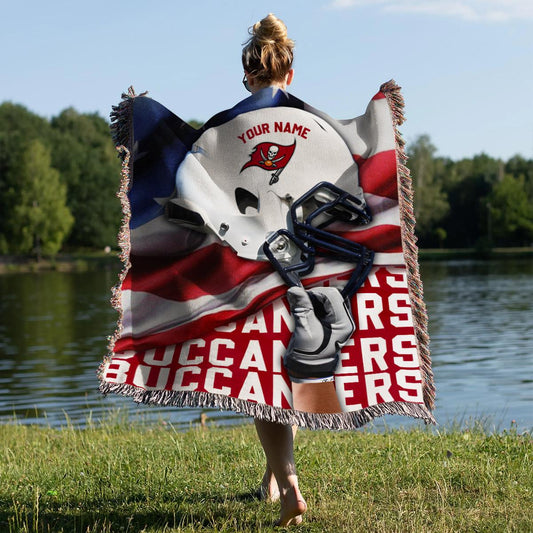 Tampa Bay Buccaneers Premium New Woven Throw Blanket AZTNWVB000111
