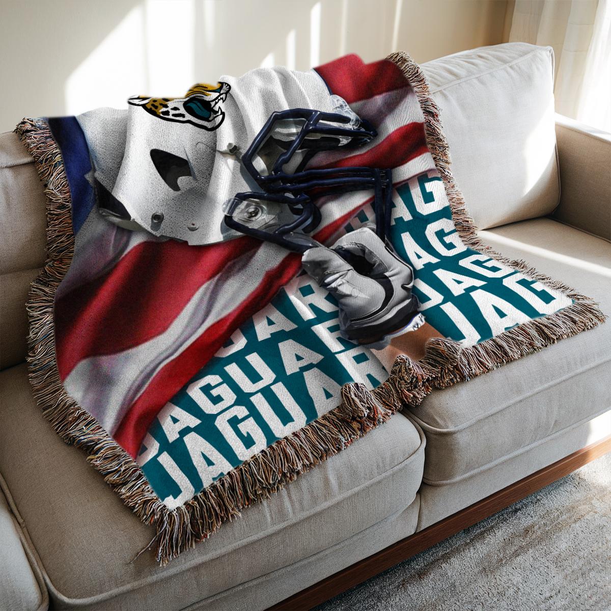 Jacksonville Jaguars Premium New Woven Throw Blanket AZTNWVB000120