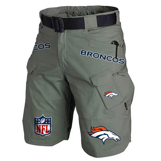 Denver Broncos Limited Edition Front Pockets Men Shorts (Belt Not Included) AZBTFPMS000212