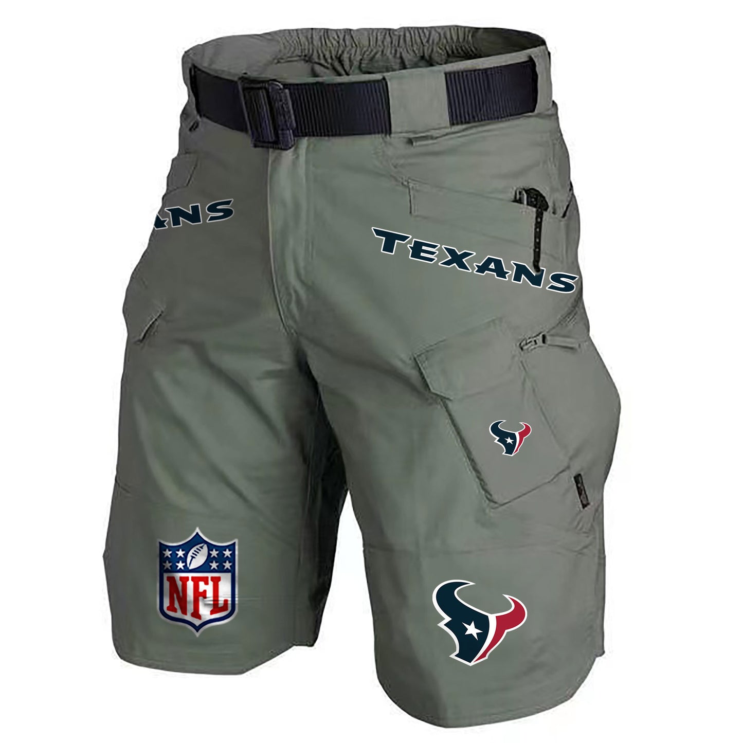 Houston Texans Limited Edition Front Pockets Men Shorts (Belt Not Included) AZBTFPMS000195