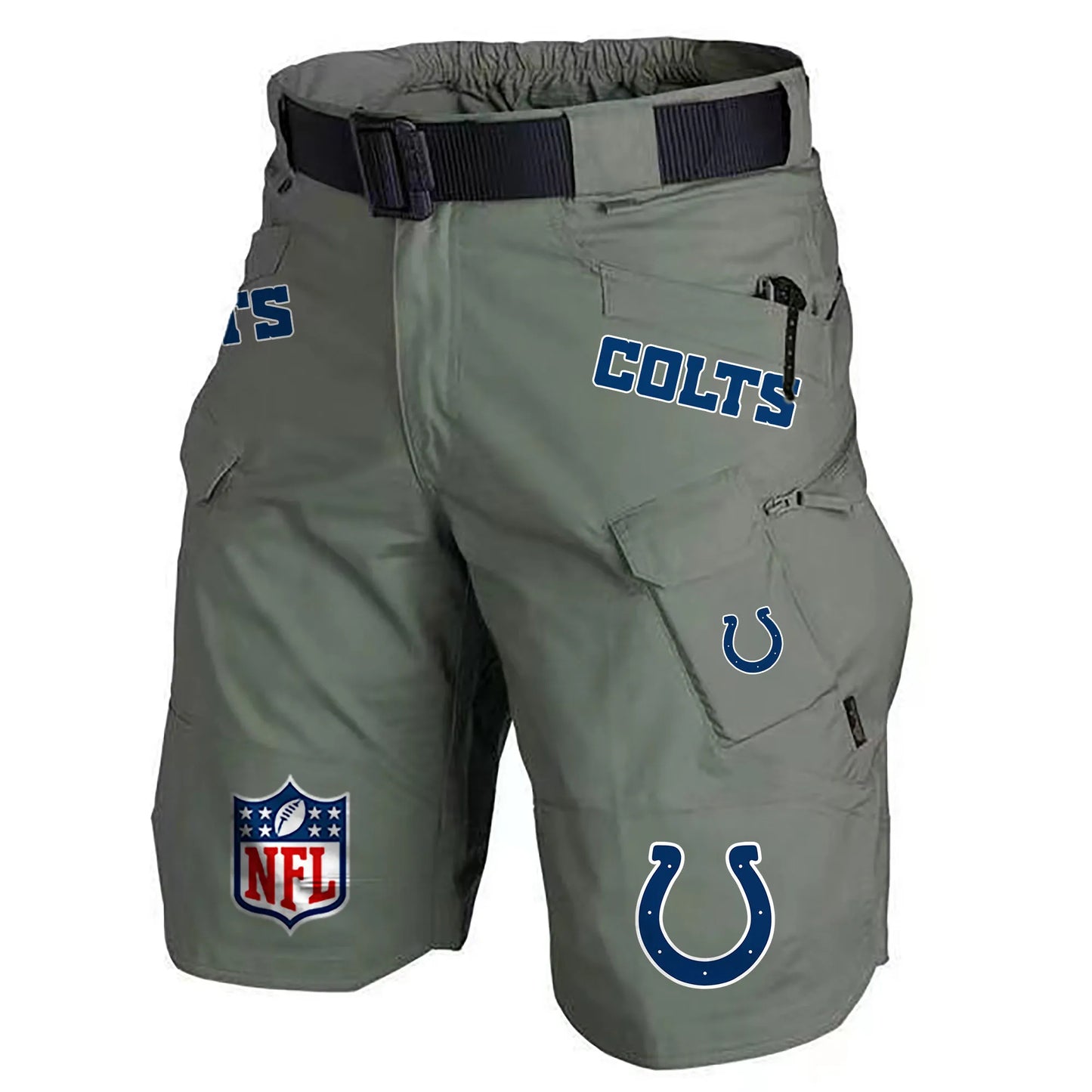 Indianapolis Colts Limited Edition Front Pockets Men Shorts (Belt Not Included) AZBTFPMS000196