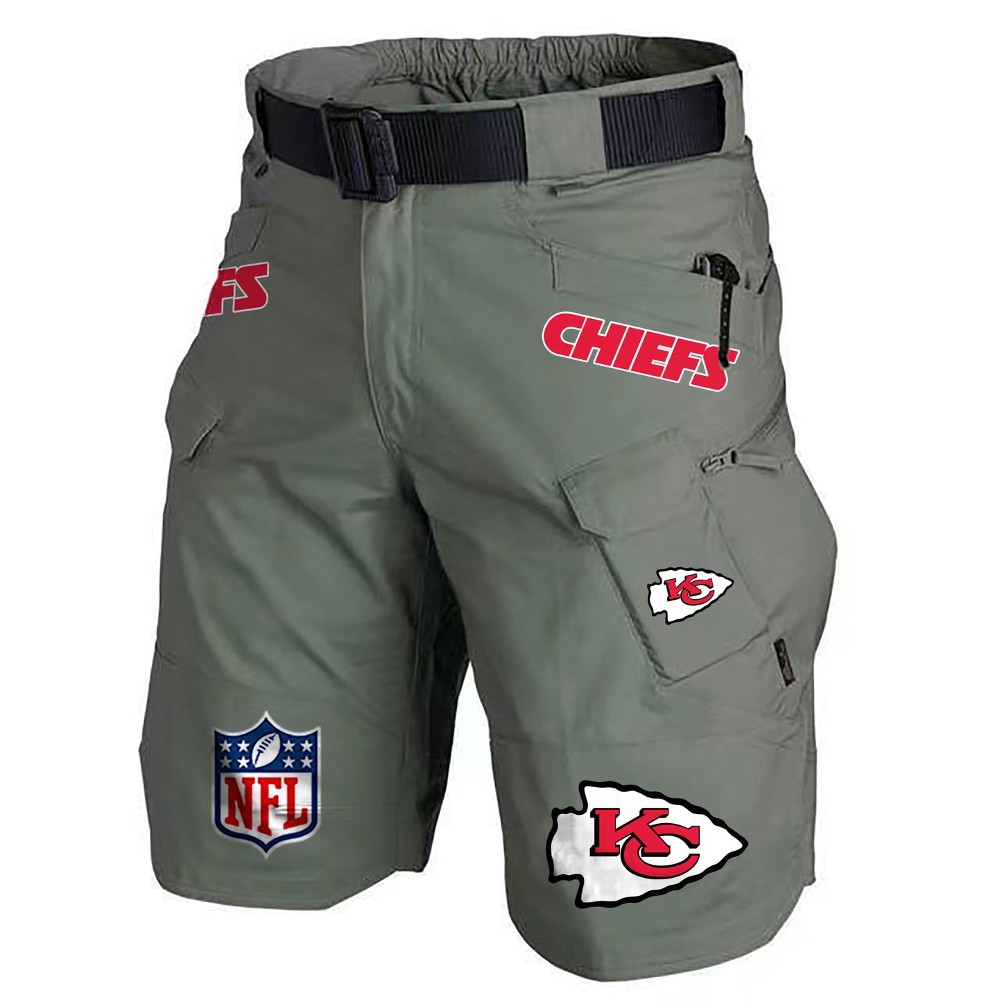 Kansas City Chiefs Limited Edition Front Pockets Men Shorts (Belt Not Included) AZBTFPMS000198