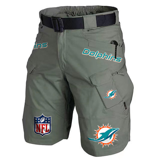 Miami Dolphins Limited Edition Front Pockets Men Shorts (Belt Not Included) AZBTFPMS000199