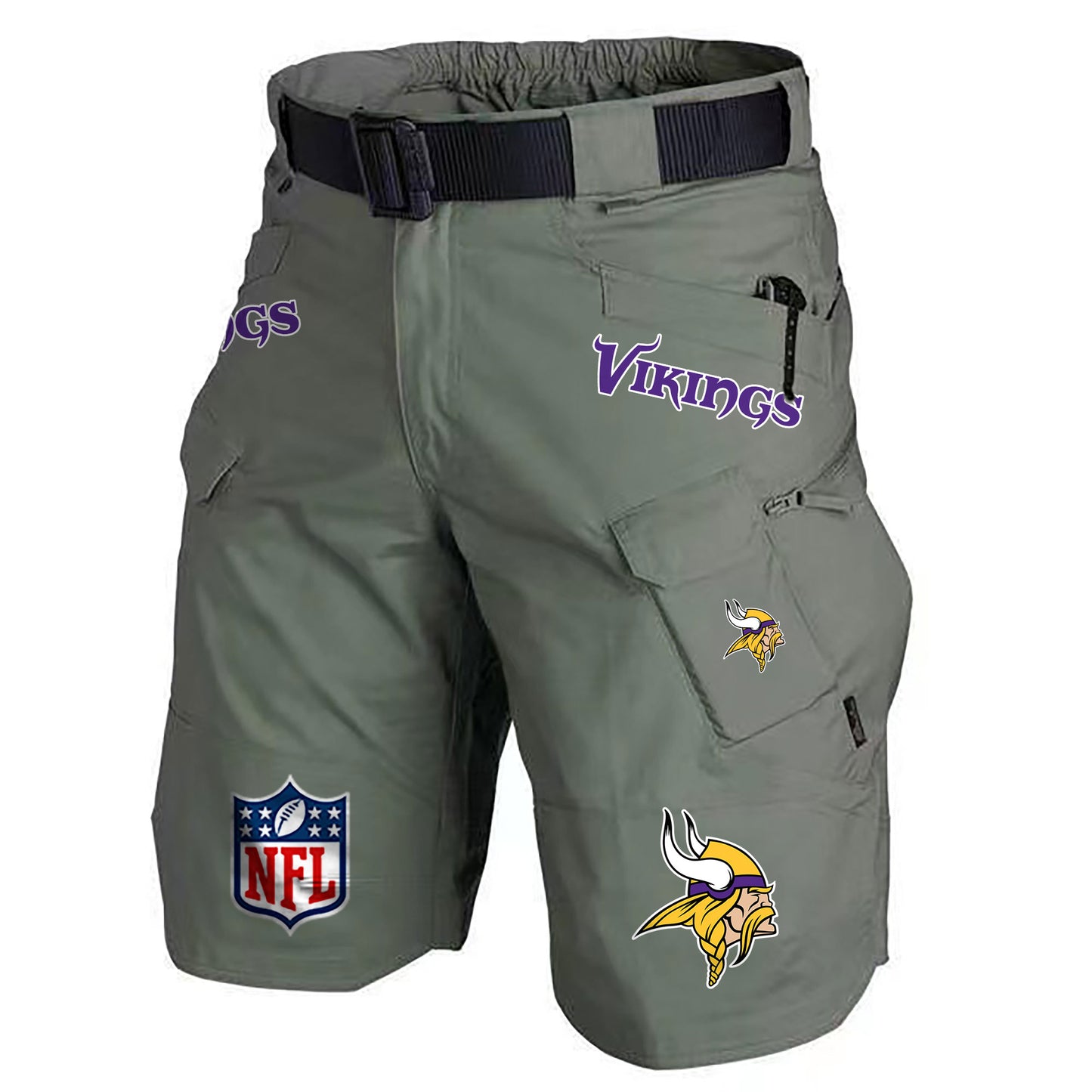 Minnesota Vikings Limited Edition Front Pockets Men Shorts (Belt Not Included) AZBTFPMS000200