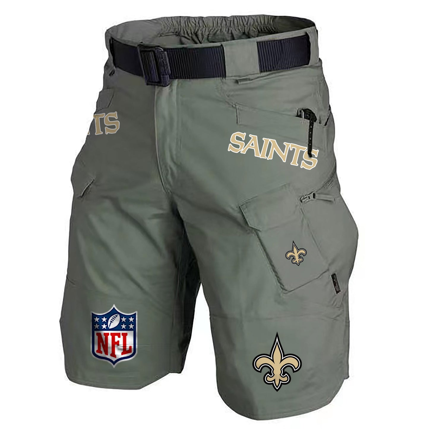 New Orleans Saints Limited Edition Front Pockets Men Shorts (Belt Not Included) AZBTFPMS000202